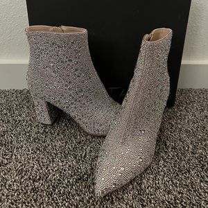 Betsy Johnson rhinestone boots